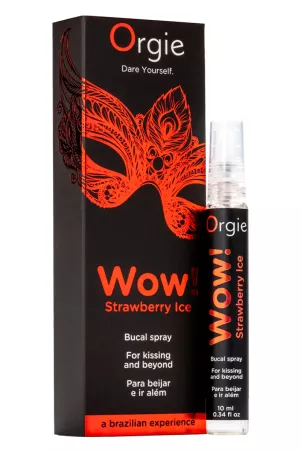 Anregendes orales Spray Wow Menthol gefroren Erdbeere