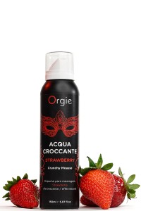 Mousse de massage effervescente Fraise 150ml 2