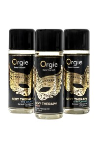 Coffret 3 huiles de massage "Sexy Therapy" - Orgie - Sexshop Tentations 2