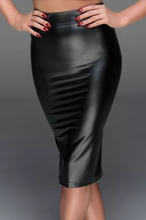 Skirt wetlook F152