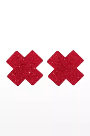 Caches mamelons Nipple X Covers rouge