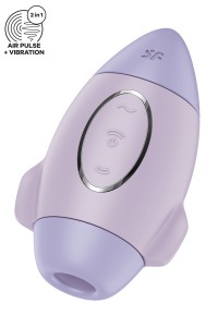 Satisfyer Mission Control – Stimolatore clitorideo Air Pulse e vibrazioni