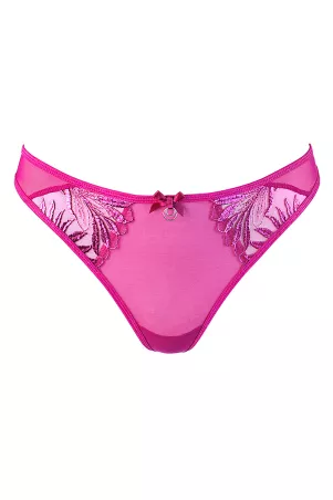 String Rose tulle et broderies V-10258 - Axami