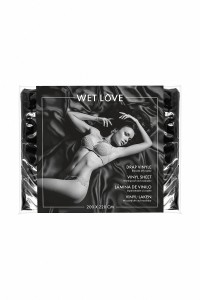 Drap Vinyle noir 220 x 200 cm - Fetish Tentation 2