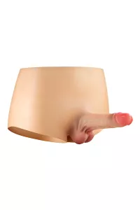 Mutandina con dildo realistico pieno