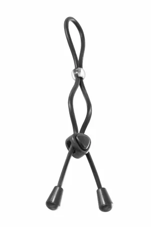 Double loop adjustable cockring