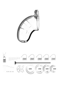 Cage de chasteté 6,5cm avec plug d'urètre - ManCage 15 2