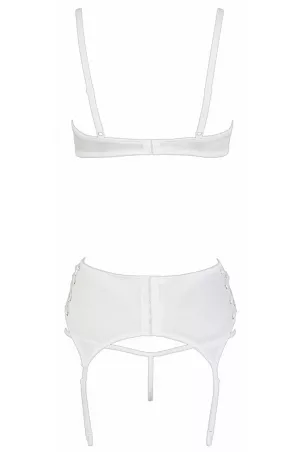 Set lingerie 3 camere bianche aperte