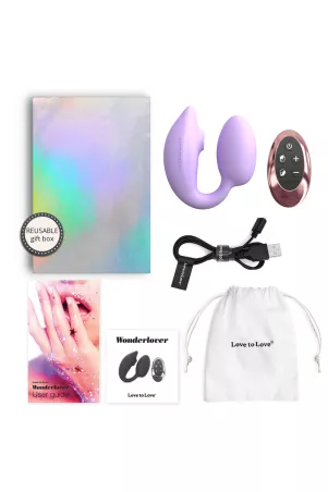 Double Stimulator "Wonderlover" purple