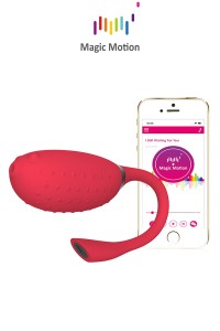 Magic Fugu Red – Connected vibrating egg for couples