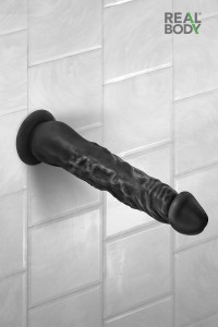 Dildo realistico 21 cm nero - Real Justin 2