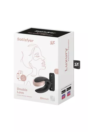 Stimulateur Double Love noir - Satisfyer
