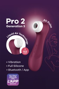 Stimolatore Pro 2 Generation 3 collegato bordeaux 2