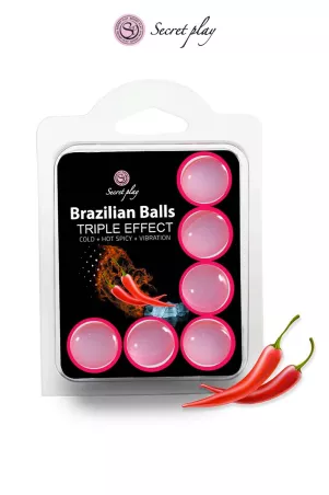 6 palle brasiliane effetti tripli