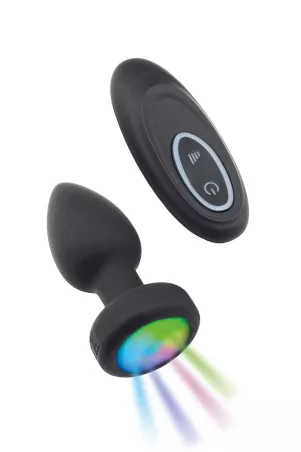 Vibrierender Analplug mit LED – Litolu Plug mit Fernbedienung