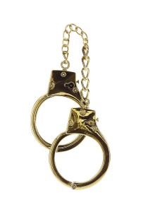 Gold plated handcuffs - Taboom - Sexshop Tentations 2