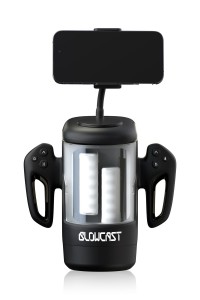 Masturbatore automatico Blowcast WingXP visto frontalmente su sfondo bianco