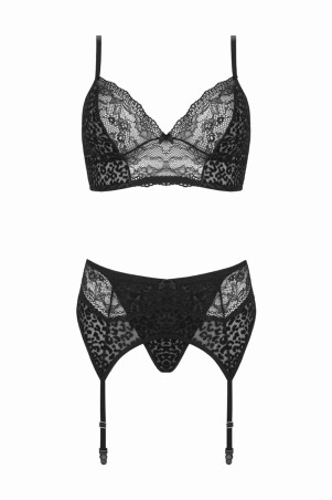 Lingerie - Set 3 pezzi "Sanne" - Christine - Sexshop Tentations
