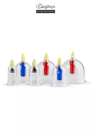 Pumpen - Box 6 Tassen "Cupping Set" - Easy Toys - Sexshop Tentations