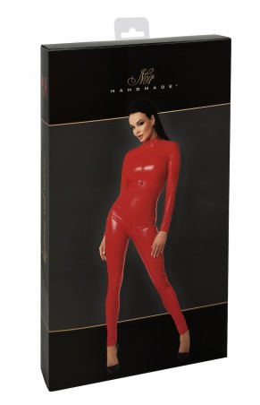 Bodysuit wetlook red Orgia - Noir Handmade | Tentations swiss