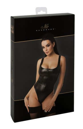 Body wetlook Elysium F333 – Noir Handmade | Livraison discrète en Suisse
