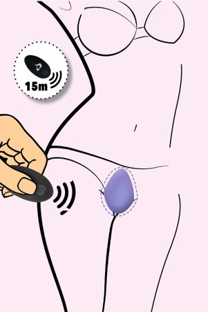 Fernbedienungsstimulator Panty Vibe - Feelztoys | Kostenloser Versand