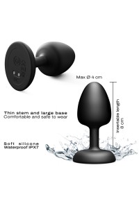 Remotely controlled Vibrating Anal Plug Geisha Plug Infinite L - Dorcel | Tentations 2