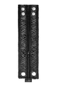 F326 wallet bracelet wetlook - Noir Handmade | Swiss sexshop 2
