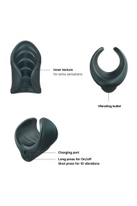 Vibrating masturbator Starter Pine Grey - Man Wan | Online sex shop 2