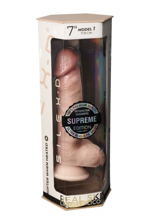DildoReal Skin Suprème Model 1 flesh 17,8 cm - SilexD