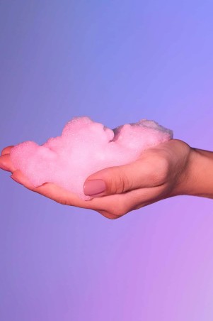 Crepitable massage foam - passion fruit