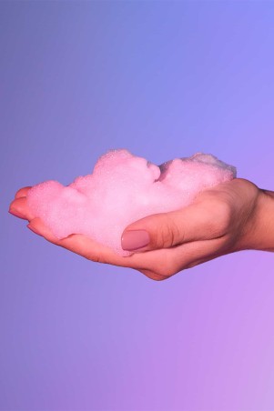 Mousse massage crépitante - menthe