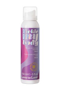Crepitable massage foam - monoï
