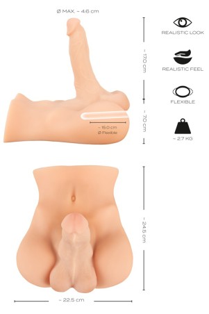 Realistic masturbator Deluxe Man 02 - Realistixxx