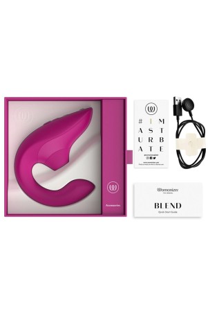 Doppia stimolazione Womanizer Fuchsia di miscela