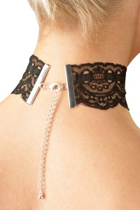 Sexy black lace choker – Cotelli Accessories | Tentations.ch 2