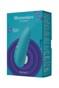womanizer starlet 3 turchese – vista frontale 2