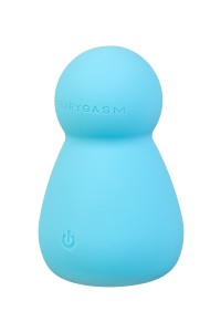 Vibratore Fairygasm Applust blu, design ergonomico con texture sensuale