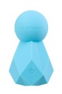 Fairygasm BlissKey vibrator in blue, elegant shape and textured details