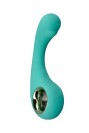 Vibratore Fairygasm BraveryAward verde, silhouette moderna e rilievi lavorati