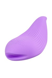 Vibratore Fairygasm DelightfulWave viola, forma sensuale e rilievi scolpiti