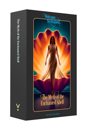 Märchenhafte Box des Fairygasm EnchantedDesire Vibrators blau