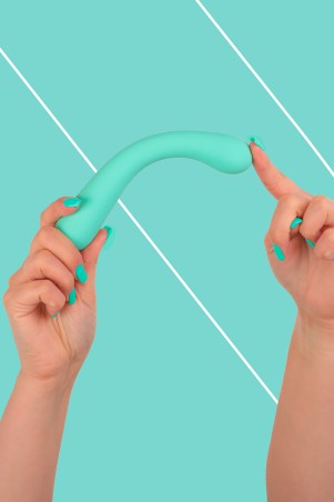 FantasyEuphoria vert Fairygasm tenu en main, texture apparente