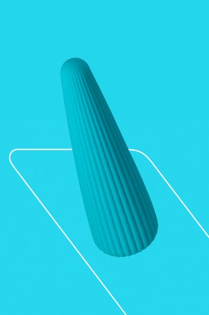 Fairygasm IcyCone blu nuova vista, linee eleganti