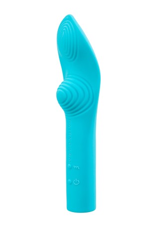 Vibratore punto G Fairygasm LunaCharm blu scolpito