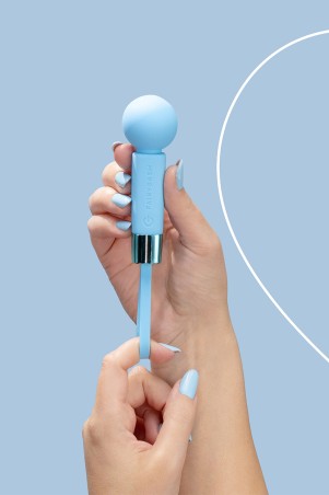Fairygasm Pearlstasy blau in der Hand, Struktur