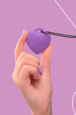 PleasureStone violet Fairygasm en main