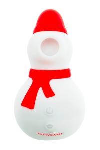Stimolatore clitorideo Fairygasm SnowMan bianco