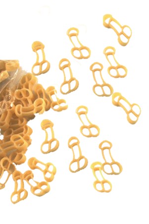 Inhalt der Penisnudeln – geöffnetes Paket 200g