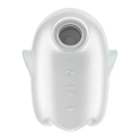 Satisfyer Glowing Ghost blanc vu de face